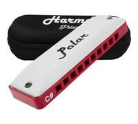 Harmo Polar Natural Minor Harmonica Key of C# - Specialized for Natural Minor Blues, Jazz, Rock, Folk, & Pop, Mouth Organ With Case, Phosphor Bronze Reeds, Harmonica for Beginners & Professionals