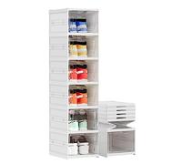 Harmon Wandyer Shoe Storage Box, 6 Pack Shoe Organizer for Sneaker Storage, Multifunctional Shoe Box, Universal Shoe Storage Boxes for Men and Women