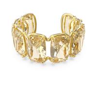 Harmonia cuff, Oversized floating crystals, Gold tone, Gold-tone plated