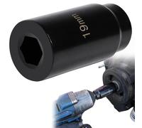 Harmonic Balancer Socket Tool 77080 for Honda 19mm Crank Bolt Socket, 3 Times Momentum Power of Standard Impact Sockets, Deep Counter-Weighted Design Increased Torque