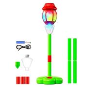 Harmonic Foam Stand System - Adjustable Multi Mode Remote Controlled LED Lighted Foam Dispenser, Melody Activated Bubble Output Device, Outdoor Party Water Play Toy | Birthday Beach Pool Wedding Camp