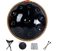 Harmonic Handpan Drum Hand Pan 9 Notes 22 Inch Professional Percussion Instrument Steel Handpan With Handpan Stand, Handpan Case, Durable Mallets And Dust-Free Cloth