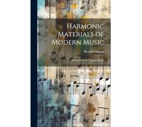 Harmonic Materials of Modern Music; Resources of the Tempered Scale