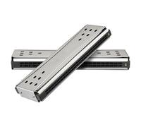 Harmonica 10/16/24Hole Double-Sided Harmonica Tremolo Diatonic Harmonica Blues Harp C&G Double Side Keys For Players Adults(24 Hole)