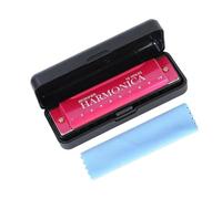 Harmonica 10 Hole 20 Note Harmonica In C Major A Professional Beginner Instrument(Pink)
