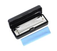 Harmonica 10 Hole 20 Note Harmonica In C Major A Professional Beginner Instrument(Silver)