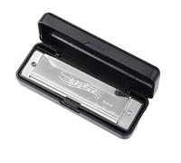 Harmonica 10 Hole 20 Tone Harmonica Instrument For Music Lovers(Blue)
