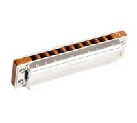 Harmonica 10 Hole Blues Vintage Tuning Warm Wood Comb Harmonica Mouth Organ Musical Instruments(B)