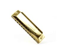 Harmonica-10 Hole GOLD Harmonica key of C in Clamshell gift packaging