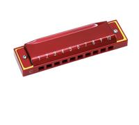 Harmonica 10 Hole Harmonica In C Major For Beginners And Adults Learning On Their Own(Red)