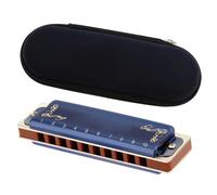 Harmonica 10 Hole Harmonica Professional Diatonic Blues Harmonica Mouth Organ For Player Beginner Gift(D Tone)
