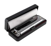 Harmonica 10 Holes 20 Tone C Portable Harmonica Blues(Black)