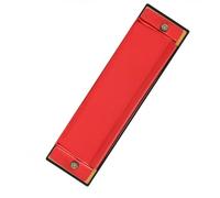 harmonica 10 Holes 20 Tone Harmonica Key C Mouth Organ For Beginner Black Blue (Color : R)