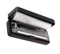 harmonica 10 Holes 20 Tone Matte Portable Black Harmonica Harp Mouth Organ Stainless Steel Musical Instrument For Beginner