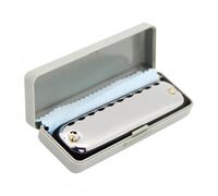 Harmonica 10 Holes Oval Comb Blues Harmonica Musical Instruments(Black)