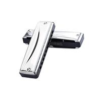 Harmonica 10A Key Equal Beginner Instrument With Box And Silver Cover harmonica Professional Instrument(Key of F)