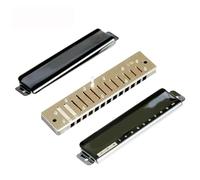 harmonica 13 Holes Harmonica Professional Musical Instruments With Case For Adults Student Professional Players (Color : PowerDraw-F Shape)