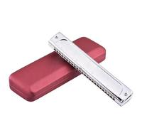 Harmonica 24 Hole C Key Polyphonic Harmonica Adult Professional Playing Harmonica Musical Instrument