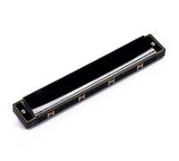 Harmonica 24-hole Commemorative Edition Polyphonic C-tune Beginners' Self-taught Black Harmonica