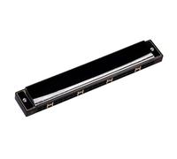 Harmonica 24 Holes 28 Holes Professional Performance Double String C Major Weighted Adult Beginners(28-hole polyphonic c tone black)