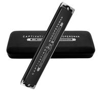 Harmonica 24 Holes Armonica Mouth Organ Polyphonic Harp Mouthorgan Professional Performance Harmonica Advanced Key of C Woodwind Music Instrument Gift