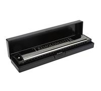 Harmonica, 24 Holes Key of C Mouth Metal Steel Harp Diatonic Blues Harmonica Organ Instrument Toy with Case for Professionals Beginner Kid Adult