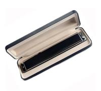 harmonica 24 Holes Tremolo Harmonica A B C D E F G A# C# D# F# G# Full Tone Quality Silver Polyphony Harmonica Musical (Color : Eb)