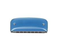 Harmonica 7-hole Blues Harmonica C/D Key Blues Harp Suitable For Beginners Woodwind Instrument(Blue C)