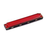 Harmonica Adult Blues Professional Harmonica 24 Holes C Tone(Type6)