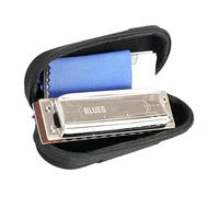 Harmonica Beginner Adult Professional 10 Hole Blues Retro Harmonica(A)