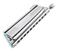 Harmonica Blues Tuning 10 Holes Pop Armonica Valveless Harp Key Of C Diatonic Mouth Organ Music Instrument(Blue,Blues-BB)