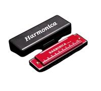 Harmonica C Major 10 Hole Harmonica Is Suitable For Beginners(Red)