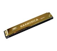 Harmonica Chromatic C 24 Hole Woodwind Harmonica(Gold)