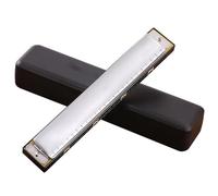 Harmonica Echo Harmonica 24-hole Accented C-tune Beginners' Self-taught Adult Musical Instrument(Accent)