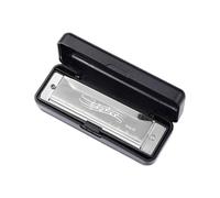 Harmonica for 4 Years Child, Harmonica Top Diatonic Blue, Diatonic 10 Holes Richter, Beginner for Adults, Professional Players, Beginners, Students with Case