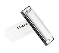 Harmonica For Beginner 10 Holes Professional Blues Harmonica Musical Instrument Stainless Steel Mouth Organ