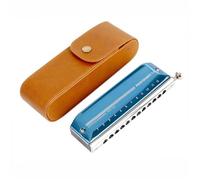 Harmonica For Beginner 12 Holes 48 Tone Chromatic Harmonica Key Of C,A,G,D,B,Bb Mouth Organ Harmonica For Adults Professionals(G)