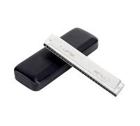 Harmonica For Beginner 24 Hole Tremolo Harmonica For Beginners Adults With Case(D Tone)