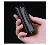 Harmonica For Beginner Blues 10-Holes Diatonic Round Hole Harmonica Harp Multiple Tones Available(A Flat)