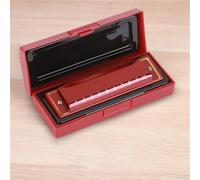Harmonica For Beginner Blues Harmonica 10-hole C Tuned Piano For Beginners And Adults To Get Started With 10-hole Blues Harmonica(Red)
