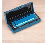 Harmonica For Beginner Blues Harmonica 10-hole C Tuned Piano For Beginners And Adults To Get Started With 10-hole Blues Harmonica(Blue)