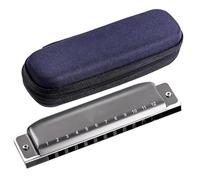 Harmonica For Beginner Blues Mouth Organ 12 Hole Blues Professional Harmonica ABS Comb(D)