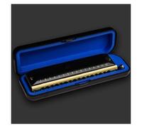 Harmonica For Beginner Chromatic Harmonica 16 Holes 64 Notes/12 Holes 48 Notes Beginner C-key Adult Professional Performance-level Harmonica(16 hole)