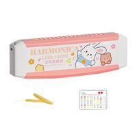 Harmonica for Beginners | Cartoon 16-Hole Early Education Harmonica,Early Education Musical Instrument Toy, Kids' Wind & Brass Instruments for Kids, Children, Toddler 3+