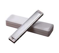 Harmonica For Key Of Polyphonic C 24 Hole With For Case For Professional Player Beginner Students Excellent