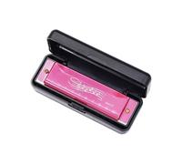 Harmonica for - Mouth Organ Instrument 10 Holes 20 Tones | Professional Blues Harp for Beginner, Easy to Play Wind Instrument | for Early Music Education, Training