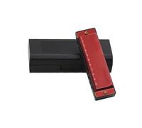 Harmonica G Major Professional 10-hole 20-note Diatonic Harmonica Instrument(Red)