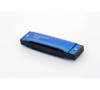 Harmonica Harmonica 10 Hole 20 Tone Diatonic Blues Harmonica Mouth Organ for Player Beginner(Blue-key Bb)