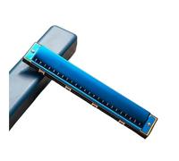 Harmonica Harmonica 24 Holes Polyphonic C Tune Beginners And Adult Self Taught Musical Instruments(Blue)
