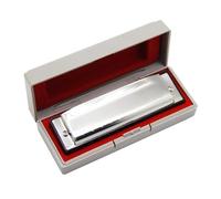 Harmonica Harmonica Standard Diatonic Key Of C 10 Holes 20 Tones Blues Mouth Organ Harp For Beginners Professional(F SHAPE)